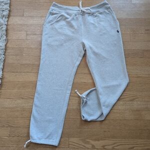 Vtg Polo Ralph Lauren Sweatpants Cotton Joggers Drawstring Legs Size L Vietnam